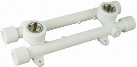 Seina kinnitus toppelt kraanipõlvega PPR 20x1/2